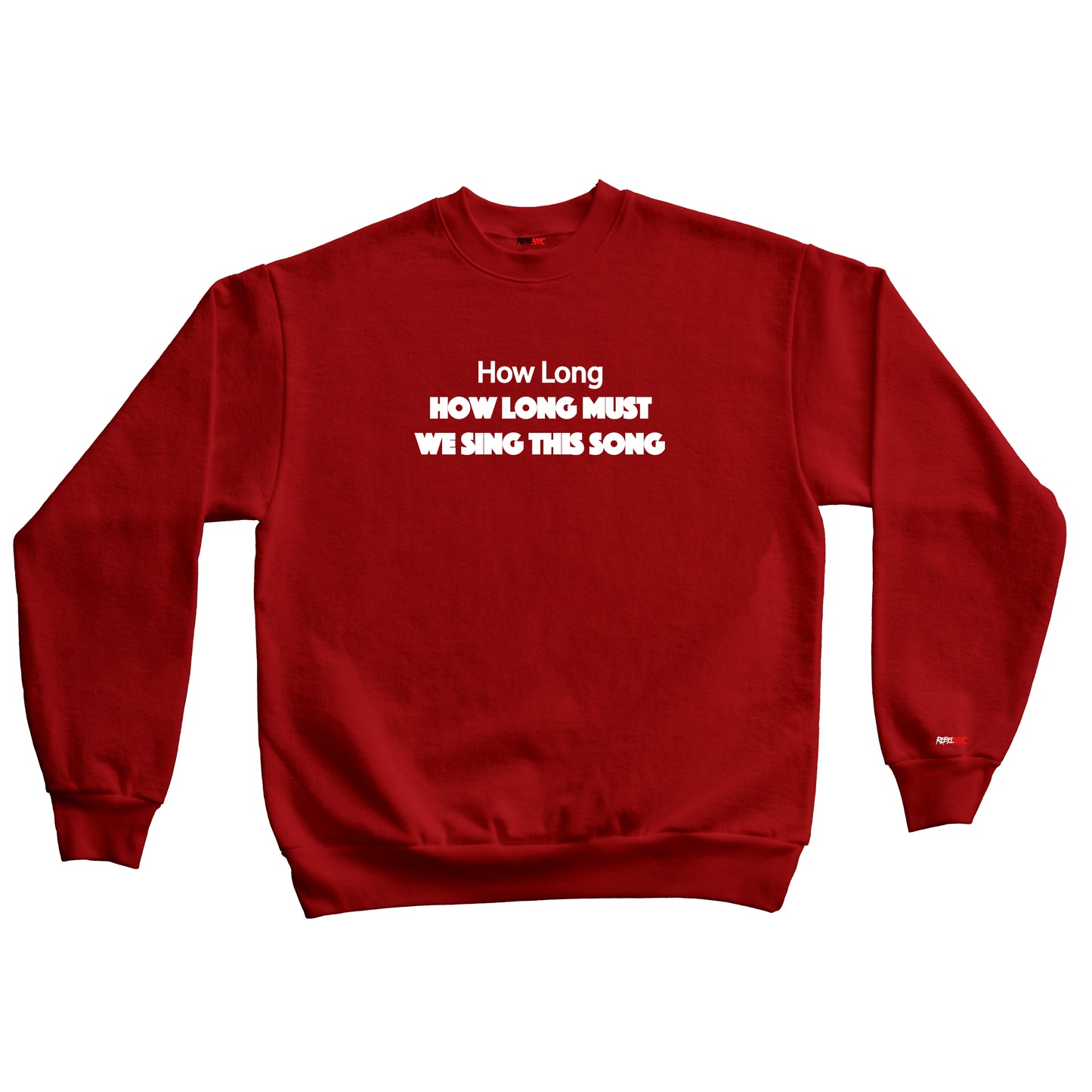 NEW U2 Reflector "Super Saying" Crewneck